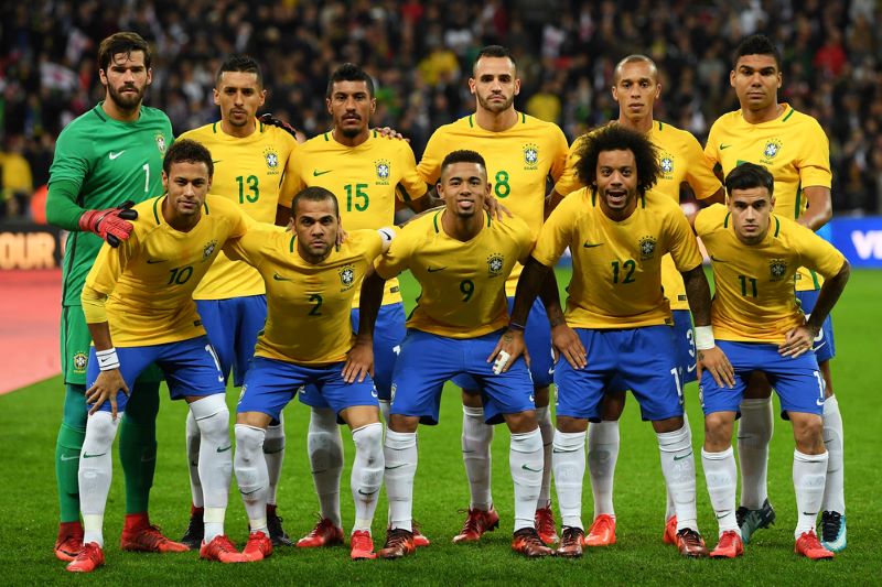 Đội hình Brazil huyền thoại năm 2018